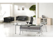 Glass Executive Desk CG-BLBT-24