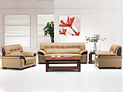 Traditional Leather SofaCG-CTZPSF-21_Office Furniture_Traditional Leather Sofa_Office Sofa