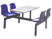 Plastic Dining Table&ChairCG-D022-4|Dining Furniture|Dining Table&Chair|Office Furniture