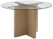 Glass Negotiation TableCG-FLB-1411_Office Furniture_Glass Negotiation Table_Conference Table