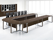 Steel Wooden Conference TableCG-JIE48_Office Furniture_Solid Wood Conference Table_Conference Table
