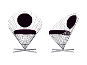 Steel wire Leisure ChairCG-Wire-Cone-Chair|Modern Chair|Steel wire Leisure Chair|Office Furniture